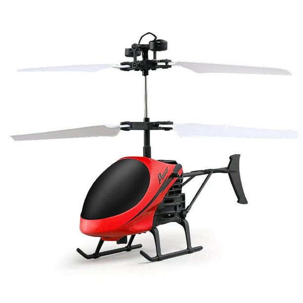 RC Helicopter Airplane 2CH with LED Lights USB Charge Kids Boys Fun Toy Gift